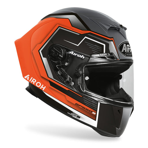 CASCO AIROH HELMET GP550 S RUSH ORANGE F